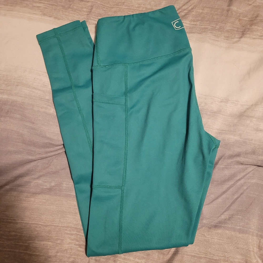 Constantly Varied Gear CVG Atlantis Green Leggings Sz Small